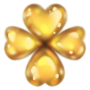 Golden Four Leaves