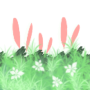 Three Curious Bunnies
