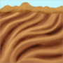 Wavy Sandy Desert
