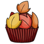 Berry Autumn Cupcake