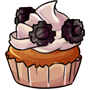 Black Steampunk Cupcake