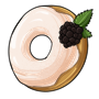 Blackberry Frozen Doughnut