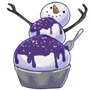 Blueberry Snowman Treat