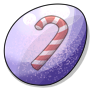 Cane Snowglobe Raindrop Cake