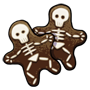 Chocolate Skelly Biscuits