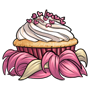 Strawberry Vanilla Kyootie Cupcake