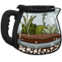 Black Coffee Pot Terrarium