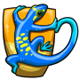 Blue Gecko Mug