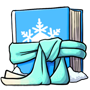 Blue Cozy Snowflake Book