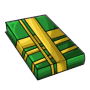 Green Wrapped Book