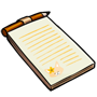 Yellow Hanacat Notepad