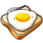 White Bread Sunniflat Fried Egg