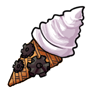 Black Steampunk Ice Cream