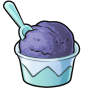 Blueberry Ice Cream Cup
