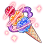 Super Combo #4 Triple Planet Ice Cream