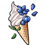 White Hyacine Ice Cream