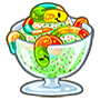 Wormy Mint Ice Cream Cup