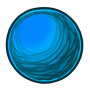 Blue Bouncy Ball