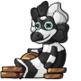 Black And White Dragold Puppet
