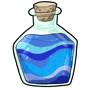 Blue Sand Art Bottle