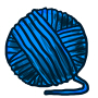 Blue Ball of Yarn