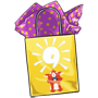 Yellow 9th Birthday Party Bag