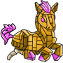 Yellow Build-A-Brick Horsekin